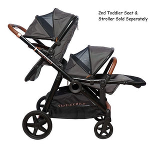 Maverick Single to Double Stroller Stand-Alone Toddler Seat