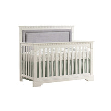 Load image into Gallery viewer, Ithaca “5-in-1” Convertible Crib with Upholstered Headboard Panel - Natart - Baby Lavish