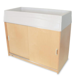 Ez Clean Birch Changing Cabinet W/Trays - Baby Lavish